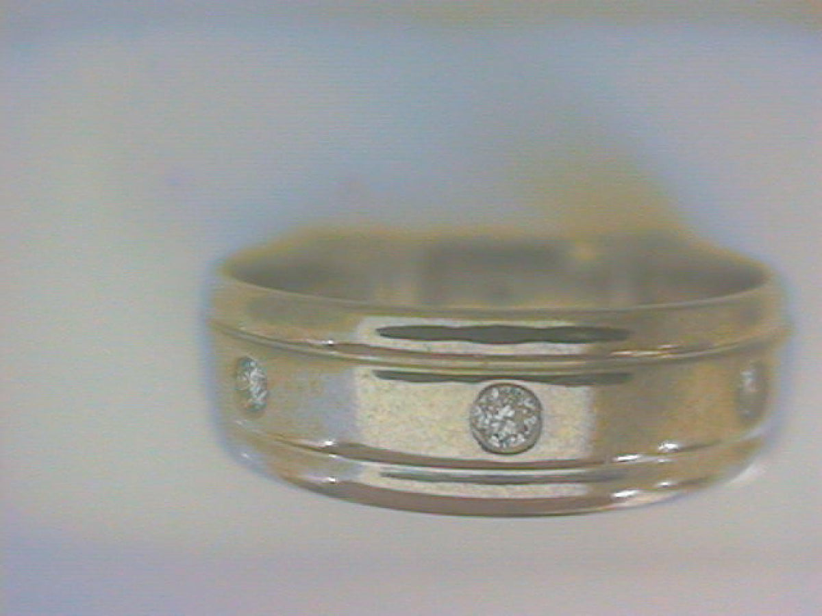 Diamond Wedding Bands  -  Men'