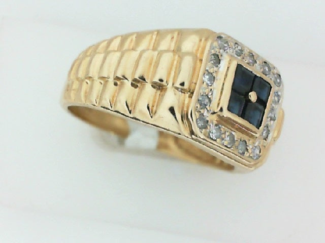 Colored Stone Rings  -  Men'