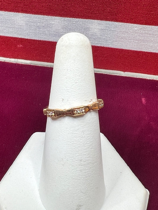 Rose Gold Diamond Band