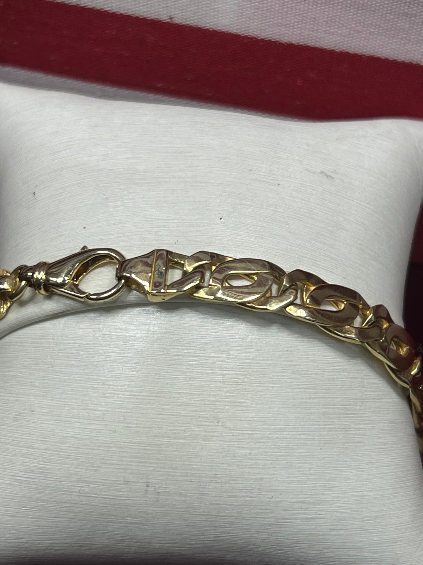 14 Karat Yellow Gold Men’s Fancy Link Bracelet