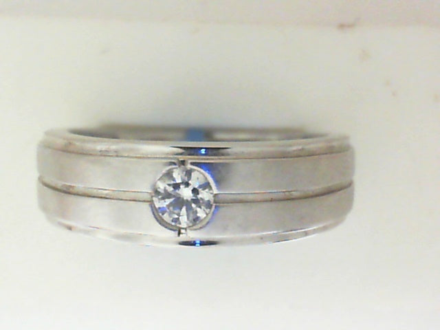 Diamond Wedding Bands  -  Men'