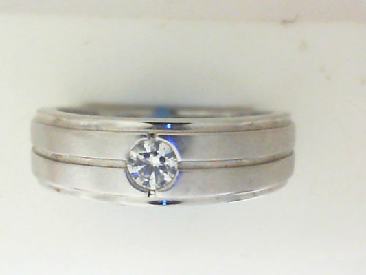 Diamond Wedding Bands  -  Men'