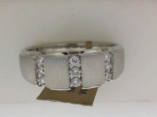 Diamond Wedding Bands  -  Men'