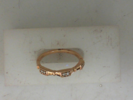 Rose Gold Diamond Band