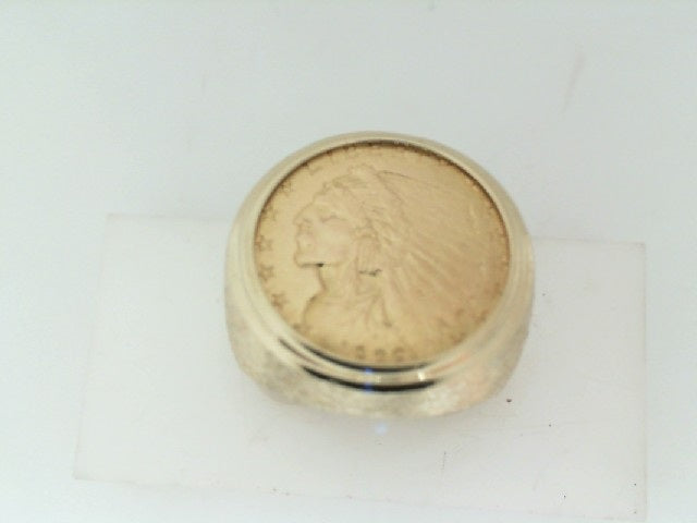 Gold Fashion Ring  -  Men'