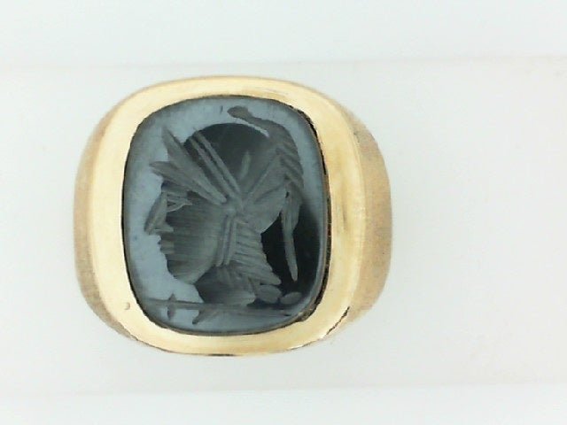 Colored Stone Rings  -  Men'