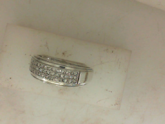 Diamond Wedding Bands  -  Men'