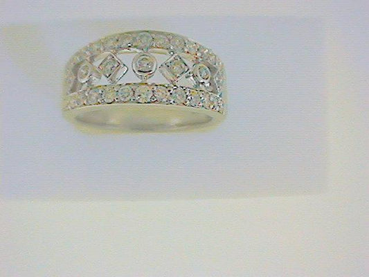 Diamond Wedding Bands  -  Women'