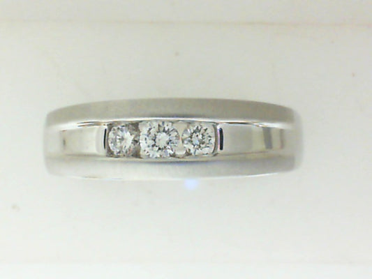 Diamond Wedding Bands  -  Men'