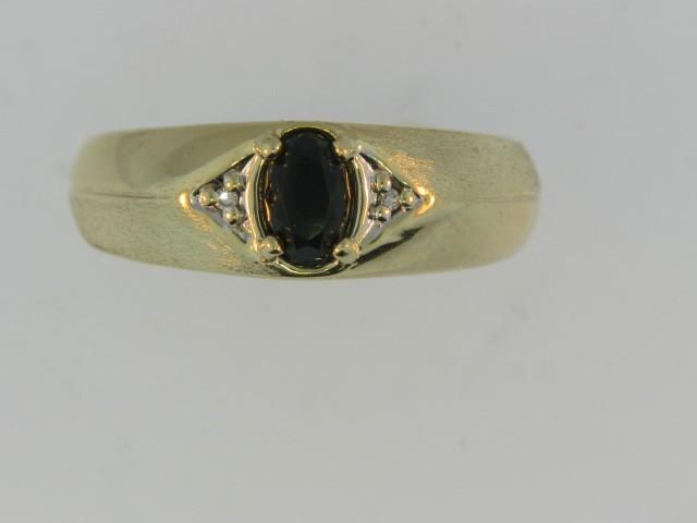 Colored Stone Rings  -  Men'