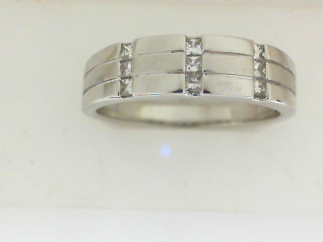 Diamond Wedding Bands  -  Men'