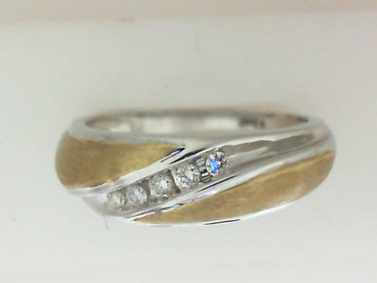 Diamond Wedding Bands  -  Men'