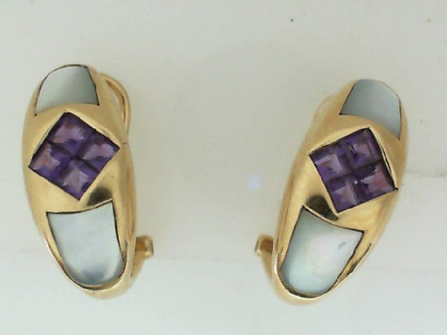 Colored Stone Earring