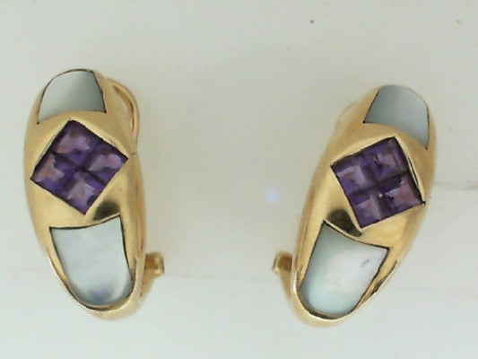 Colored Stone Earring