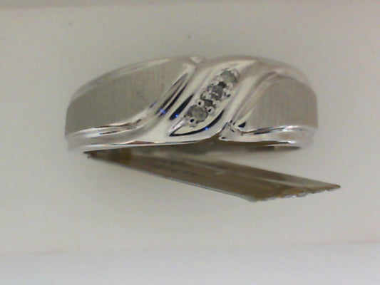 Diamond Wedding Bands  -  Men'