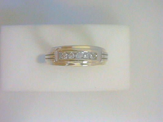 Diamond Wedding Bands  -  Men'