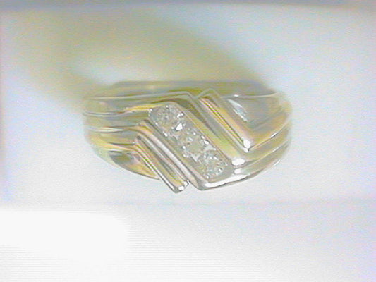 Diamond Wedding Bands  -  Men'